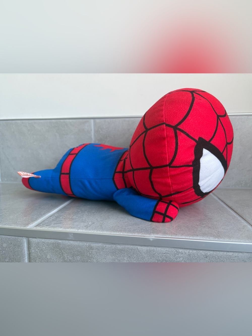 Disney Store Marvel Spiderman Character Cuddleez 18" Pillow